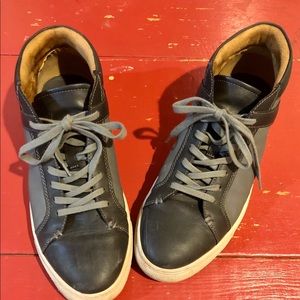 Seven 91 two-tone grey midtop sneaker